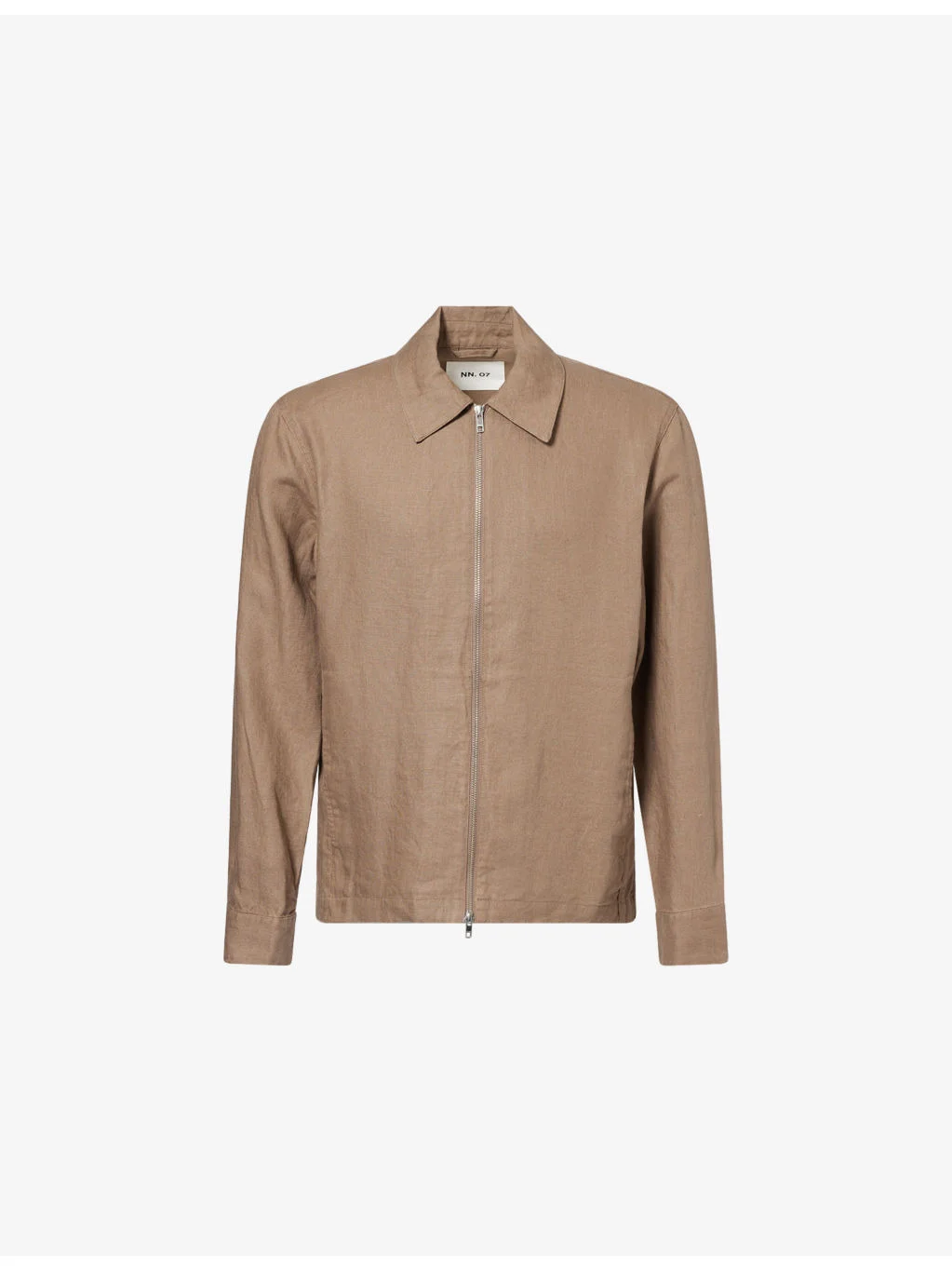Alban Zip-Up Linen Jacket - 1
