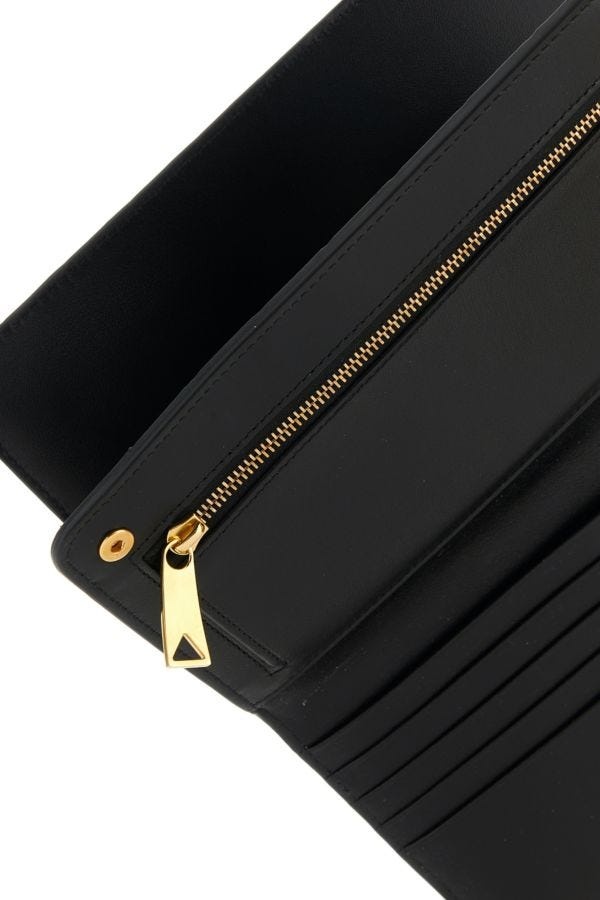 Black nappa leather pouch - 4