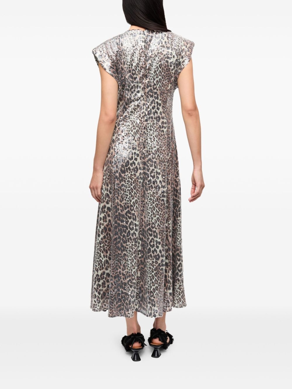 leopard-print dress - 3