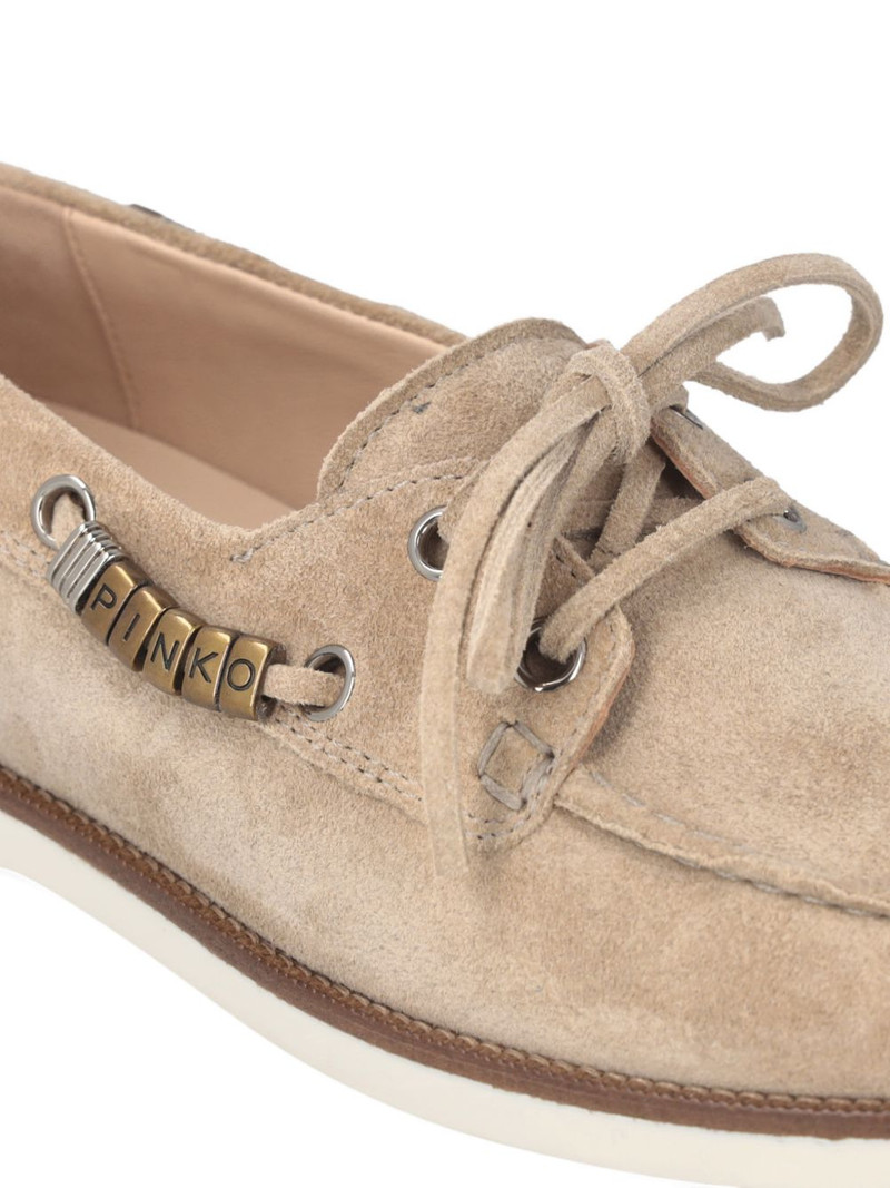 suede lace-up loafers 5