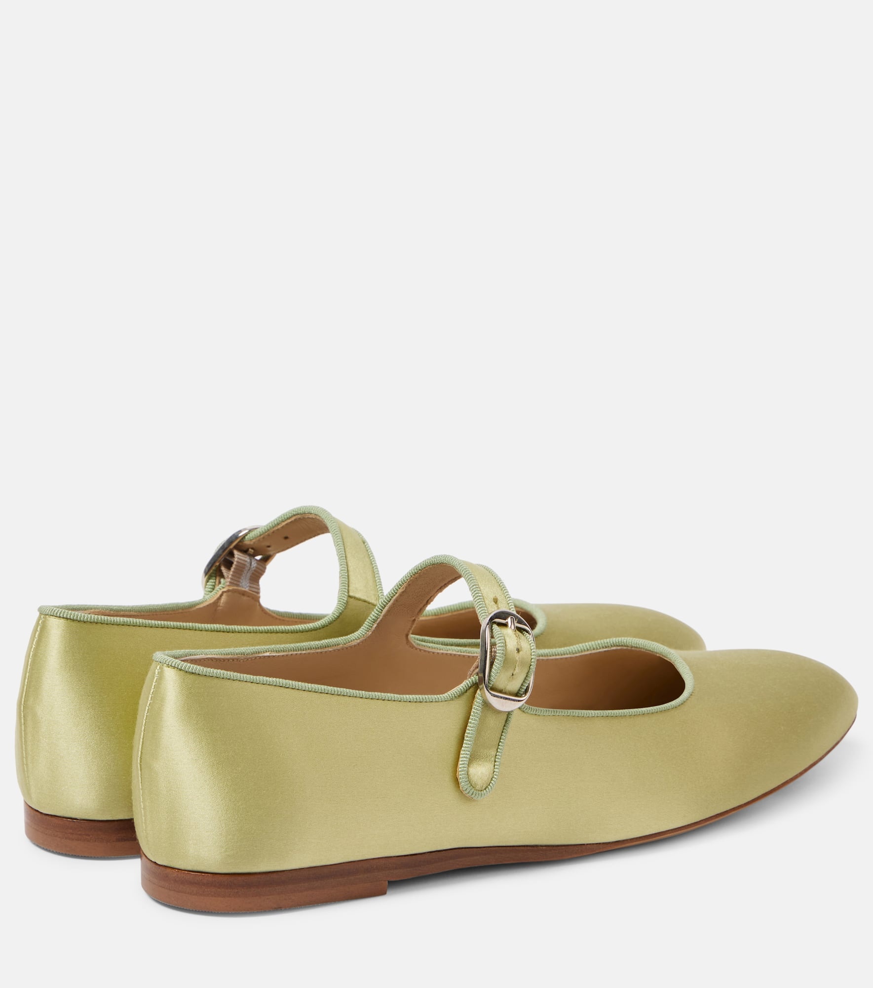 Classic satin Mary Jane flats - 2