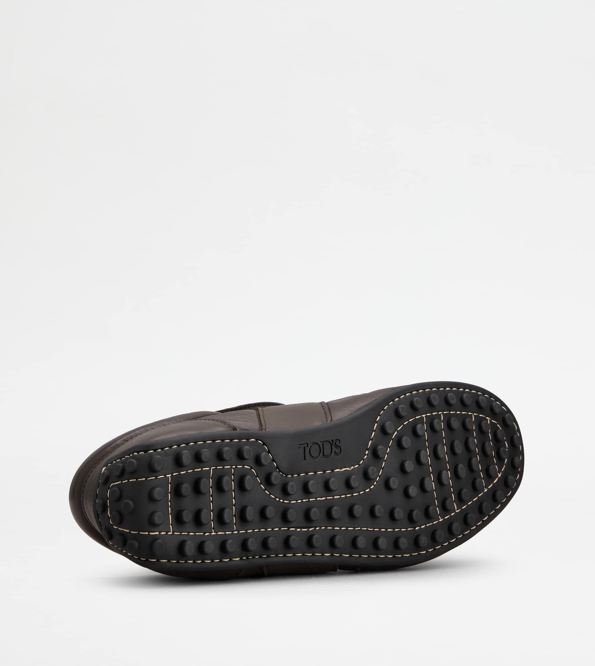 TOD'S T-MARATHON SNEAKERS IN LEATHER - BROWN - 4