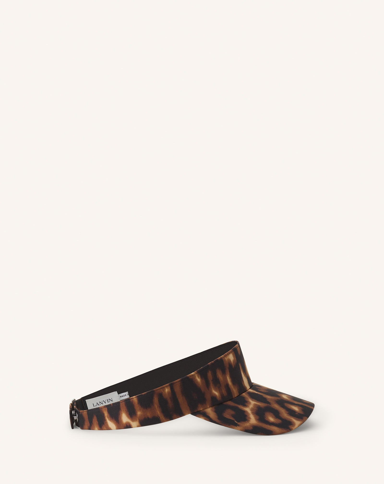 LANVIN LEOPARD PRINT VISOR - 2