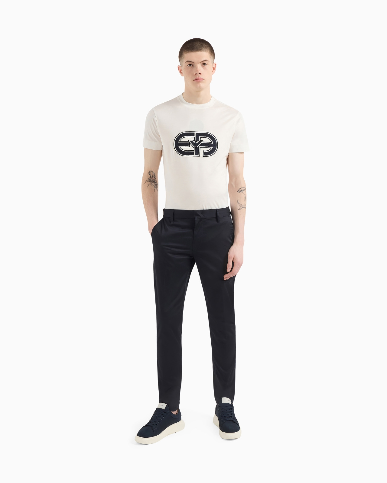 Stretch-cotton chinos - 2