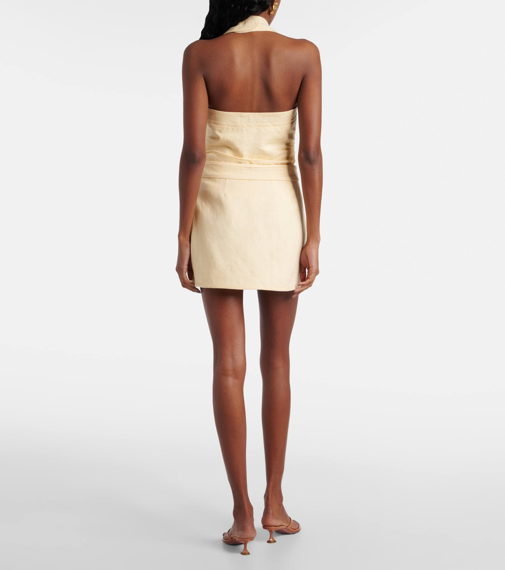 Jerry linen wrap skirt - 3