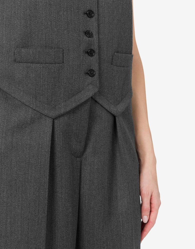 SUIT IN GRAIN POWDER WOOL 4