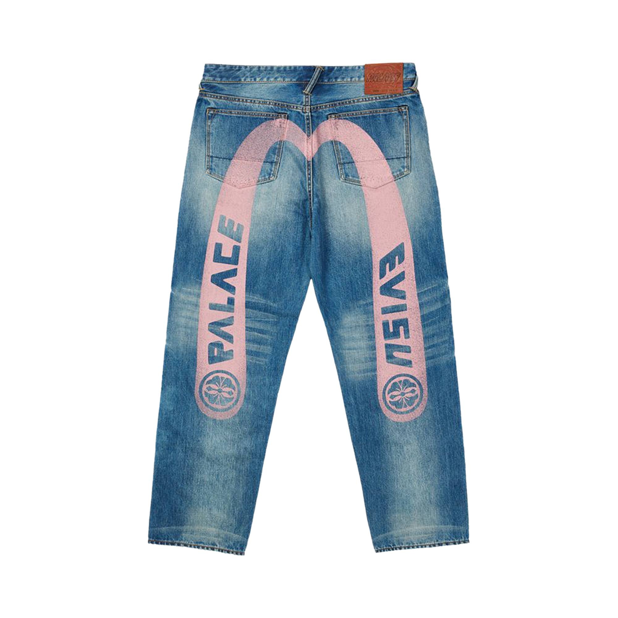 パンツ palace EVISU DICE DENIM JEAN LIGHT WASH Palace x Evisu Dice Denim Jeans Light Wash – PIECES