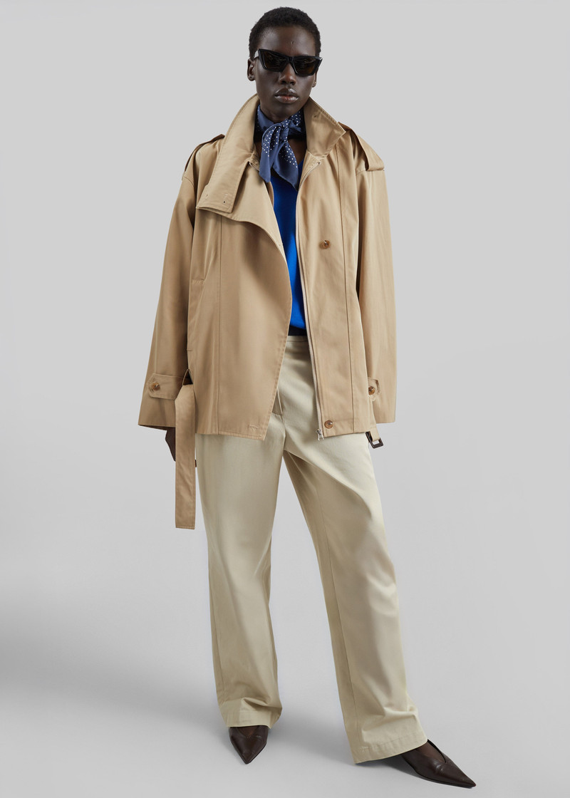 Virar Short Trench - Beige 5