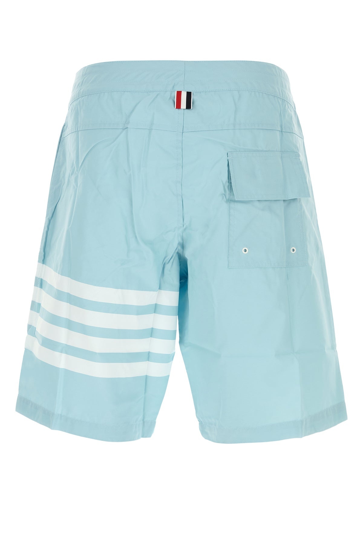 Light blue nylon blend swimming shorts - 2