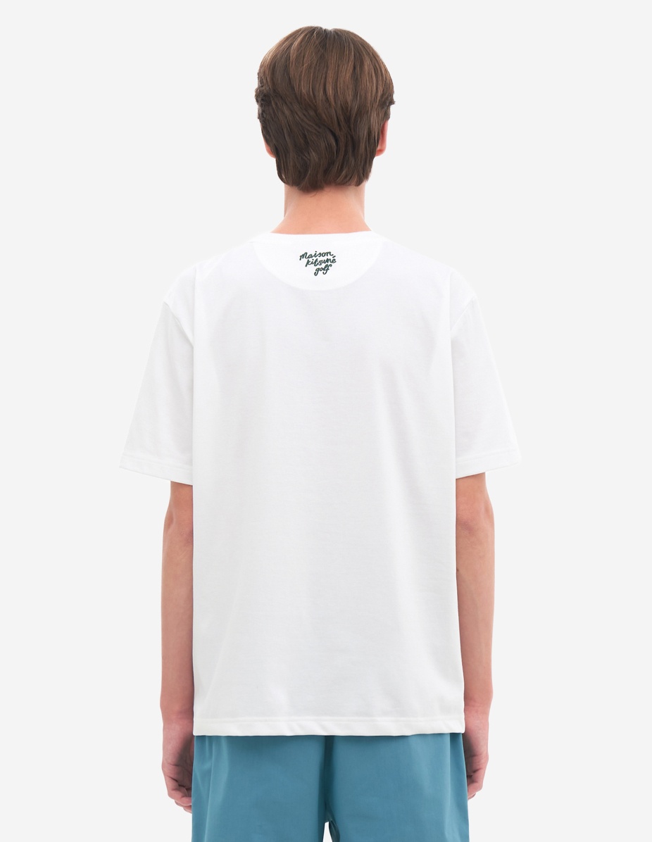 Men Swing Fox Stripe Print T-Shirt - 4