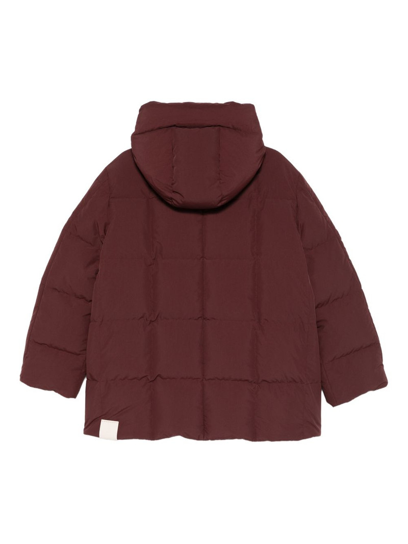 Jil Sander hooded-neck padded jacket outlook