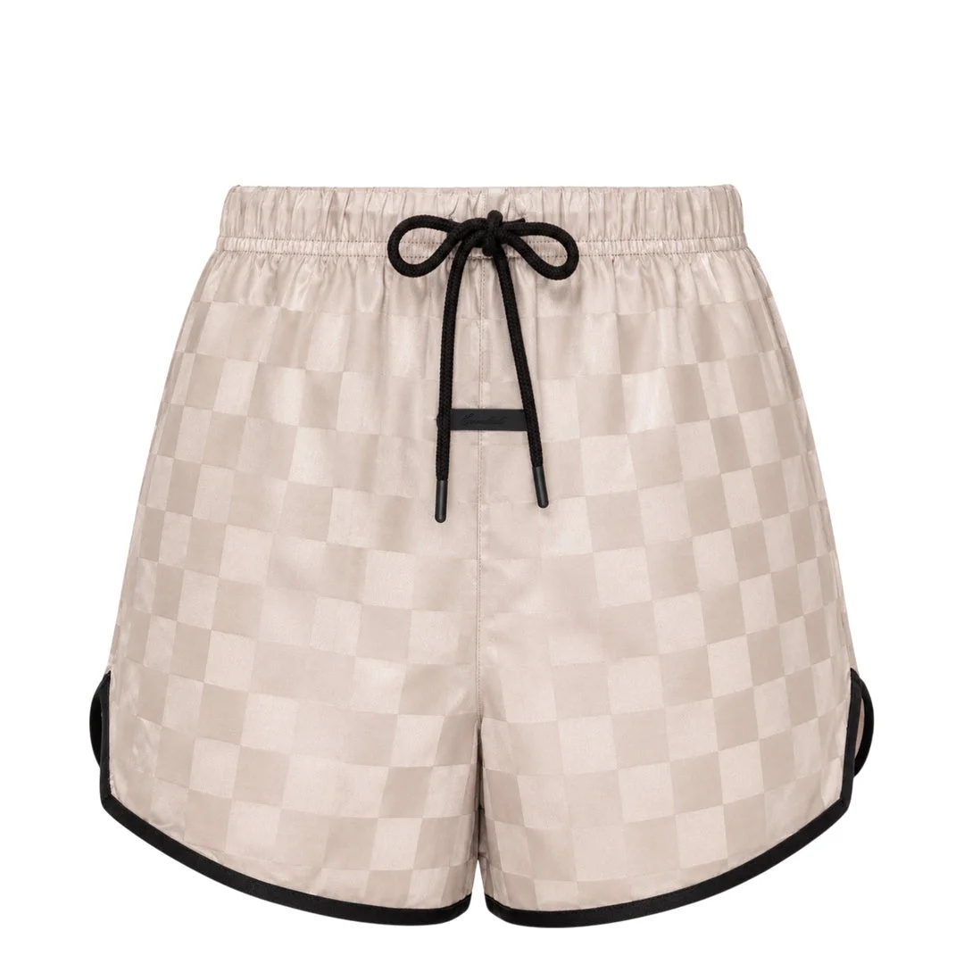Checkered Gym Shorts - 1