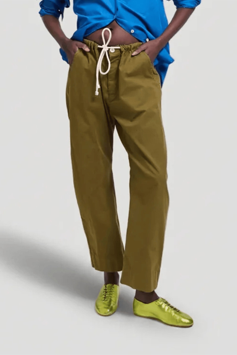 The Rope Tie Pant in Khaki 3