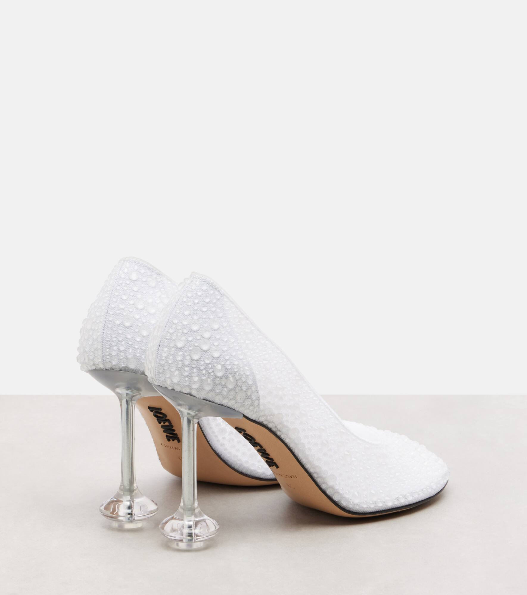 Toy 90 embellished mesh pumps - 2