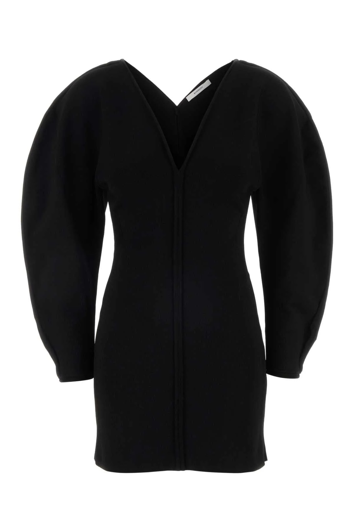 Givenchy Cocoon Sleeve Mini Dress — Black - 1