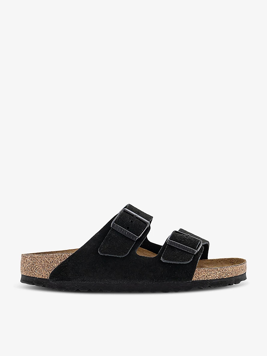 Arizona two-strap suede sandals - 1