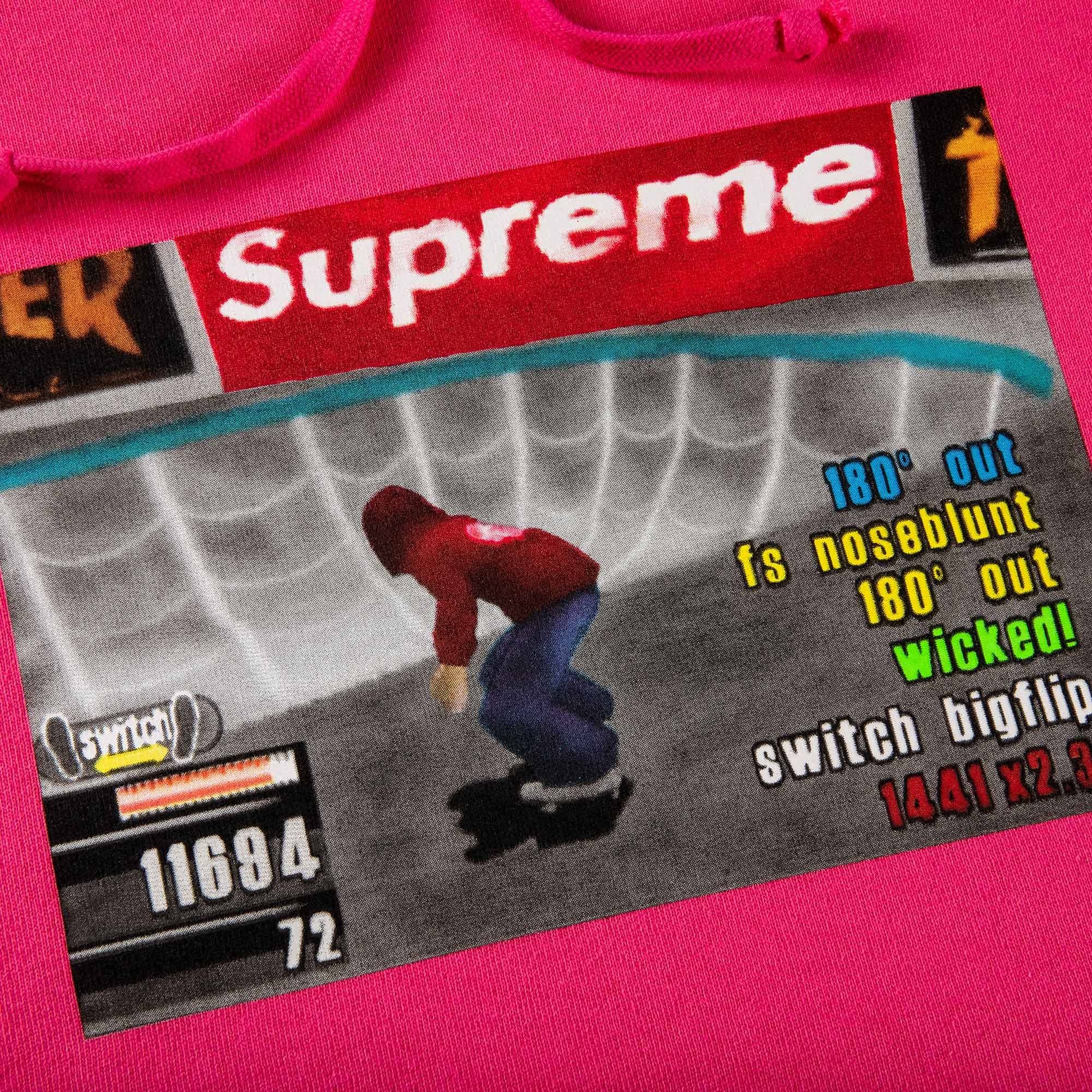 Supreme x Thrasher Hooded Sweatshirt 'Magenta' - 3