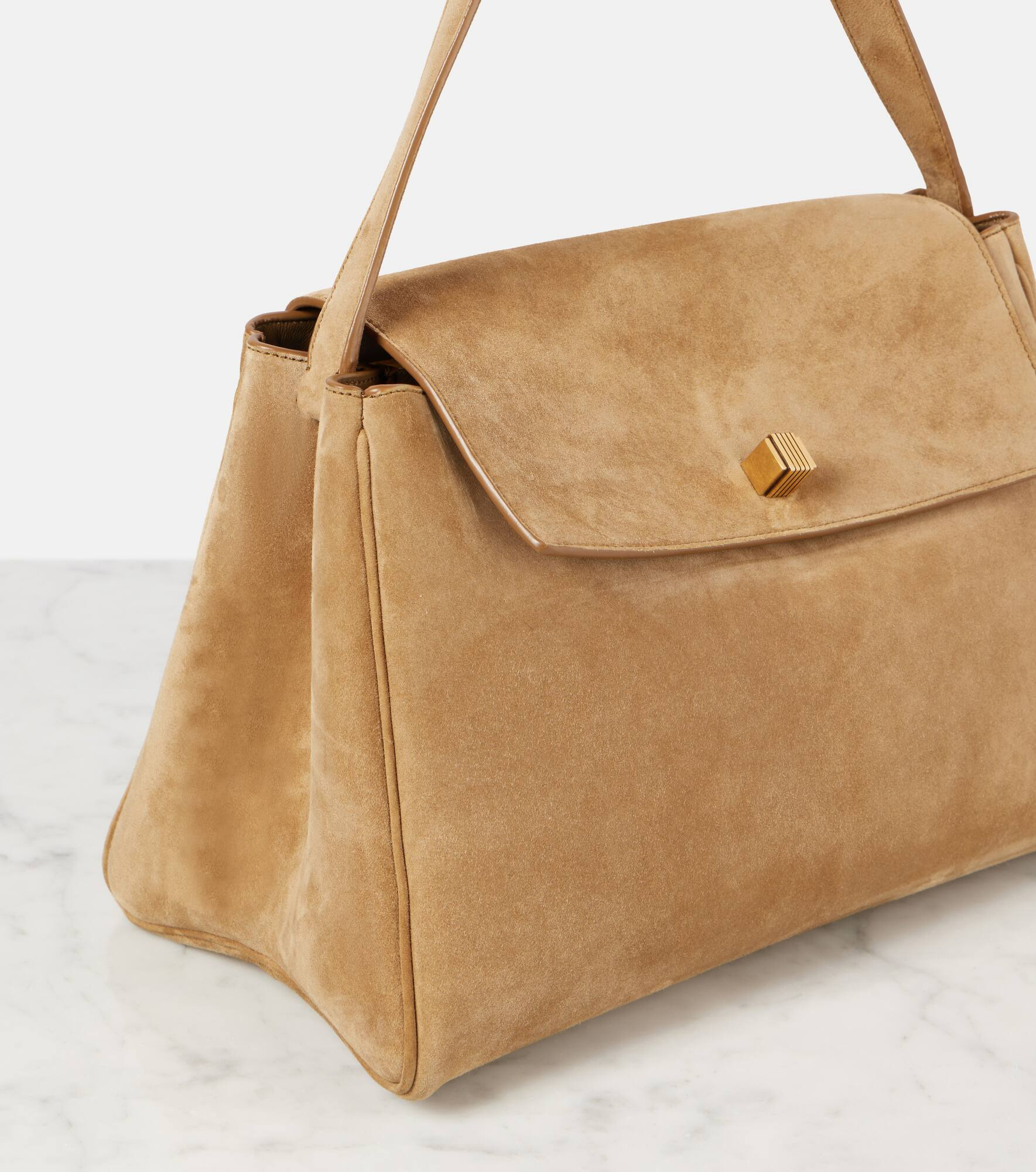 Audrey suede tote bag - 6