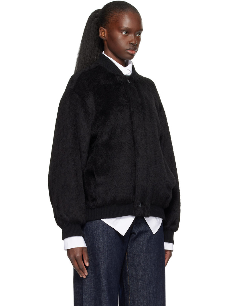 Black Suri Bomber Jacket 2
