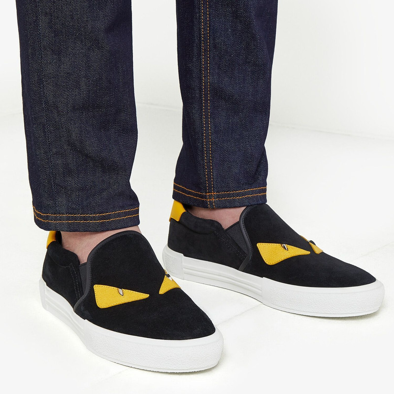 Slip-on in black leather 5