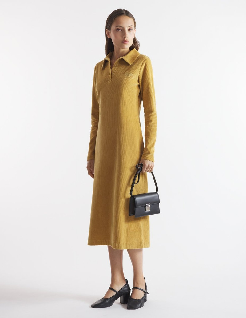 Maison Kitsuné CORDUROY POLO DRESS outlook