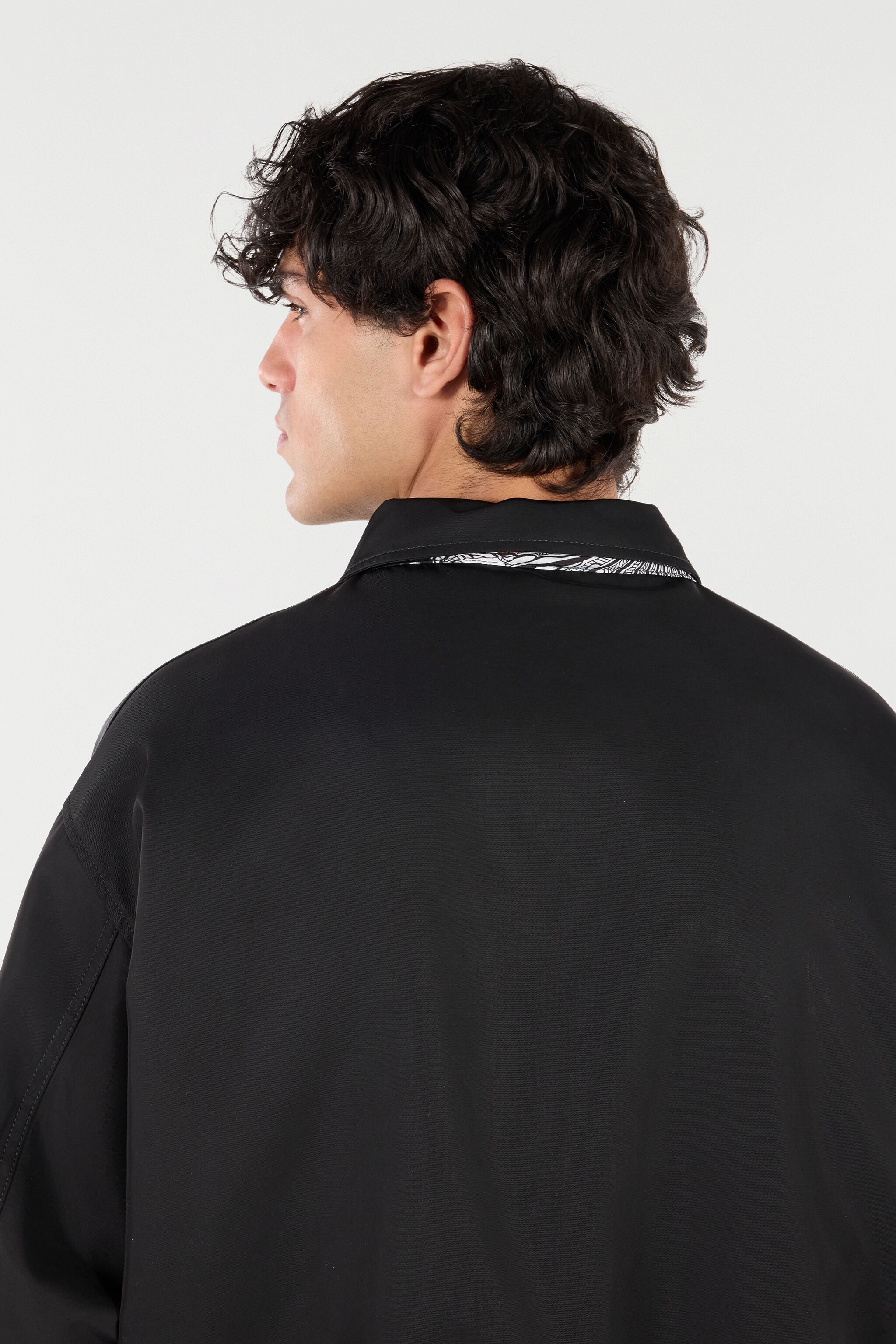 Reversible Bomber Jacket With Dragon - 7