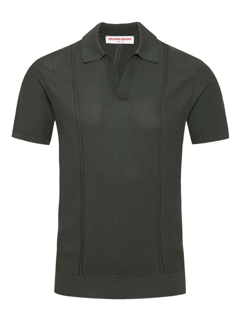 pique texture T-shirt 1
