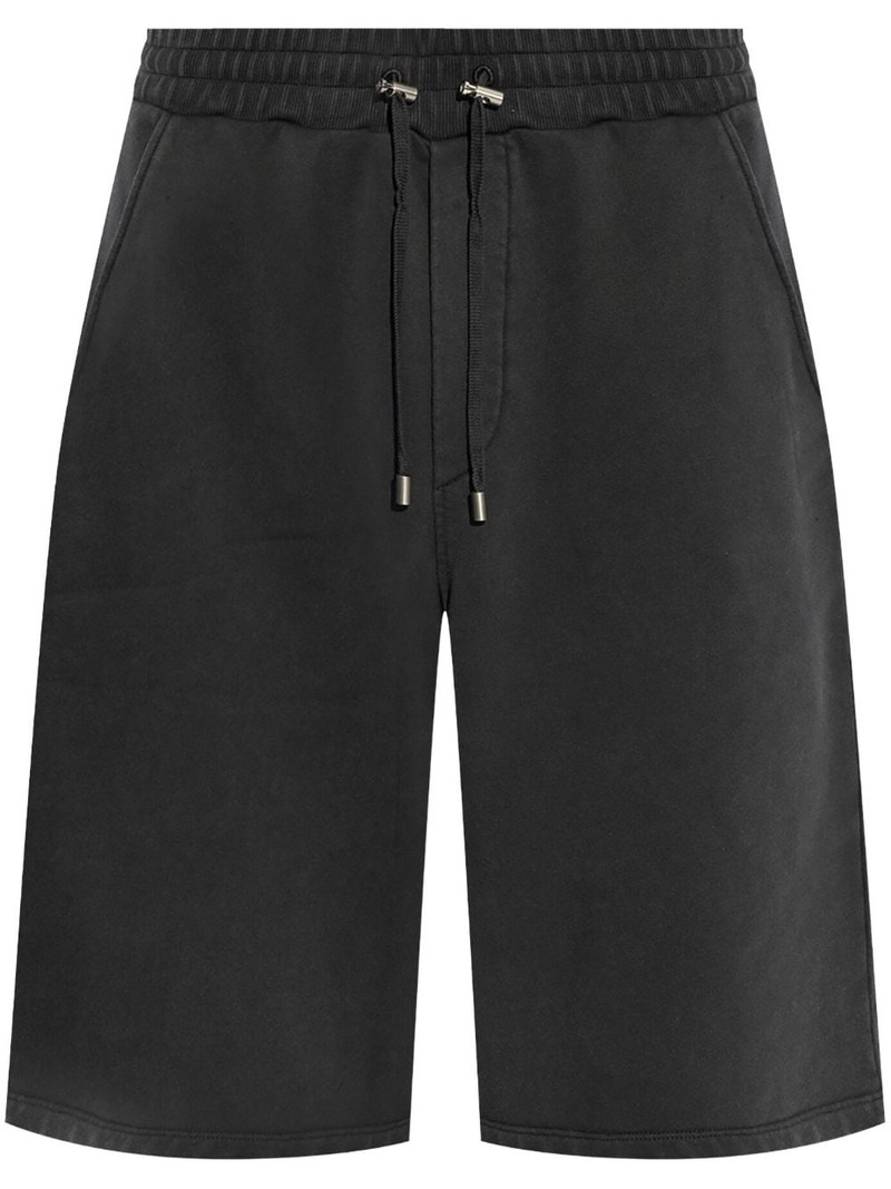logo-embroidered track shorts 1