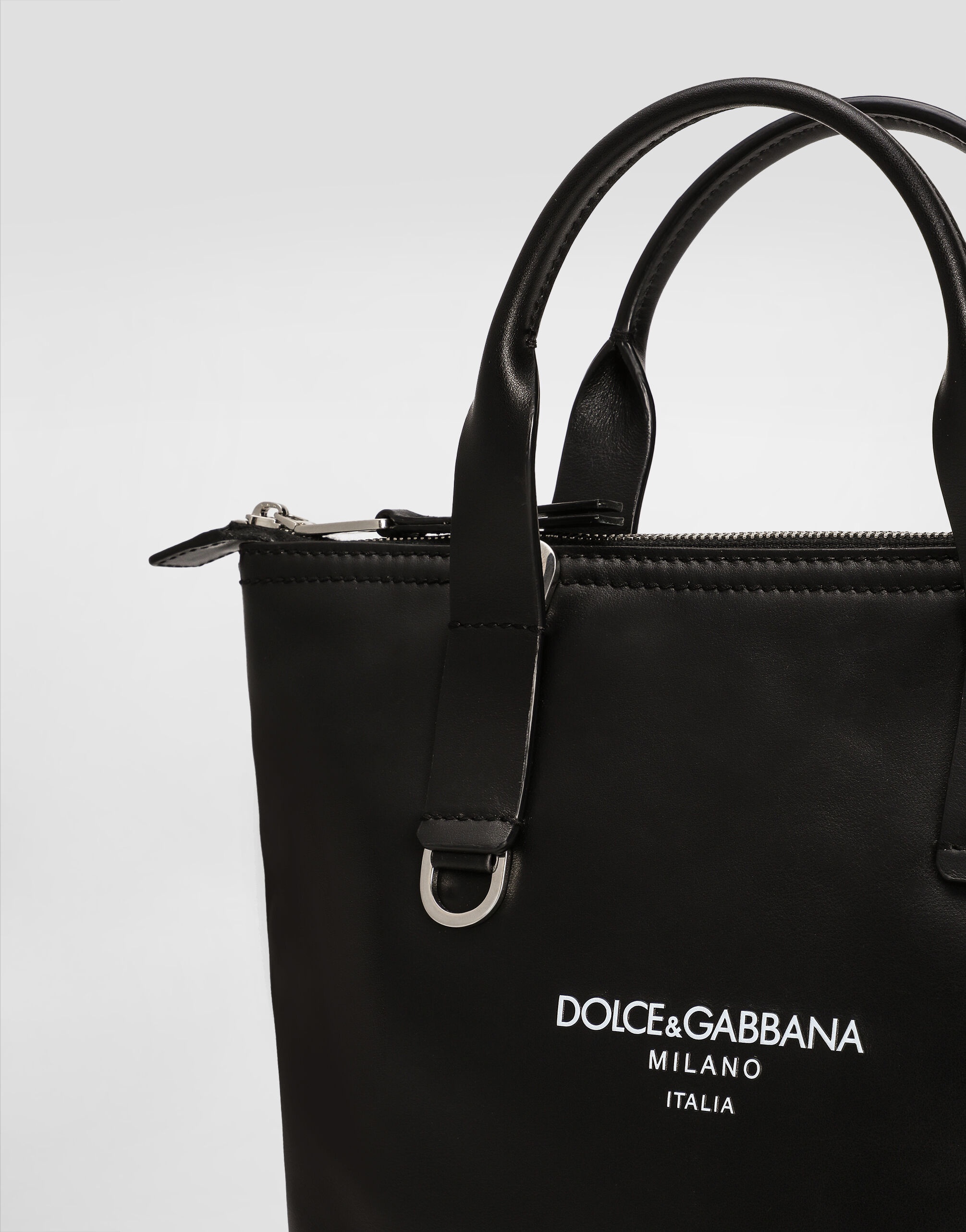 Small calfskin shopper - 7