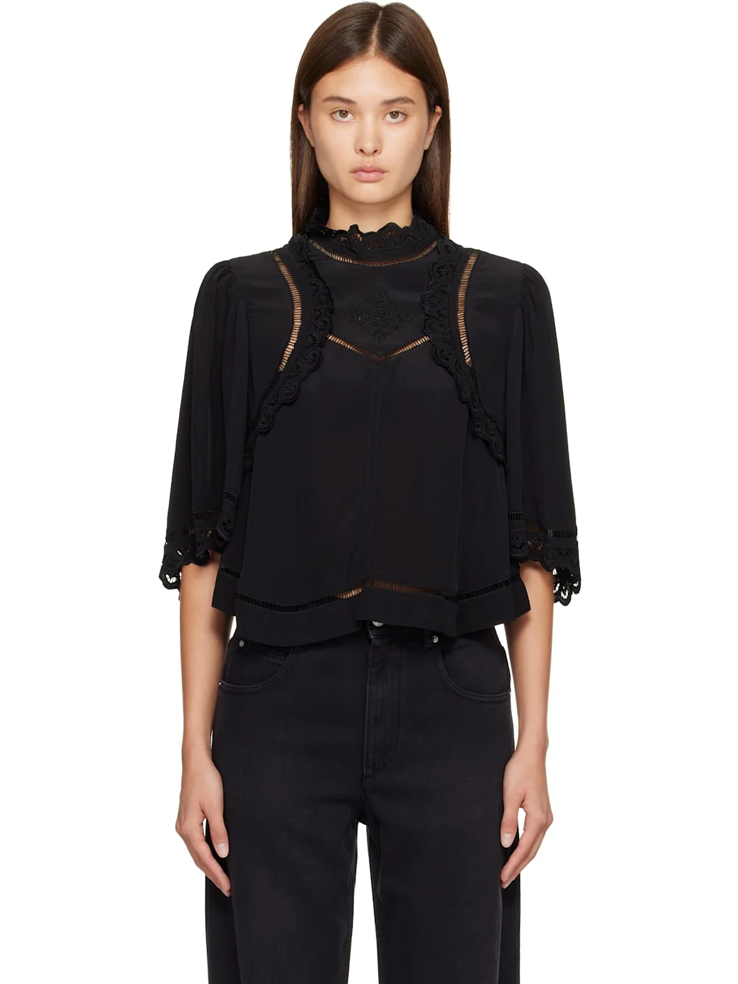 Black Frany Blouse - 1