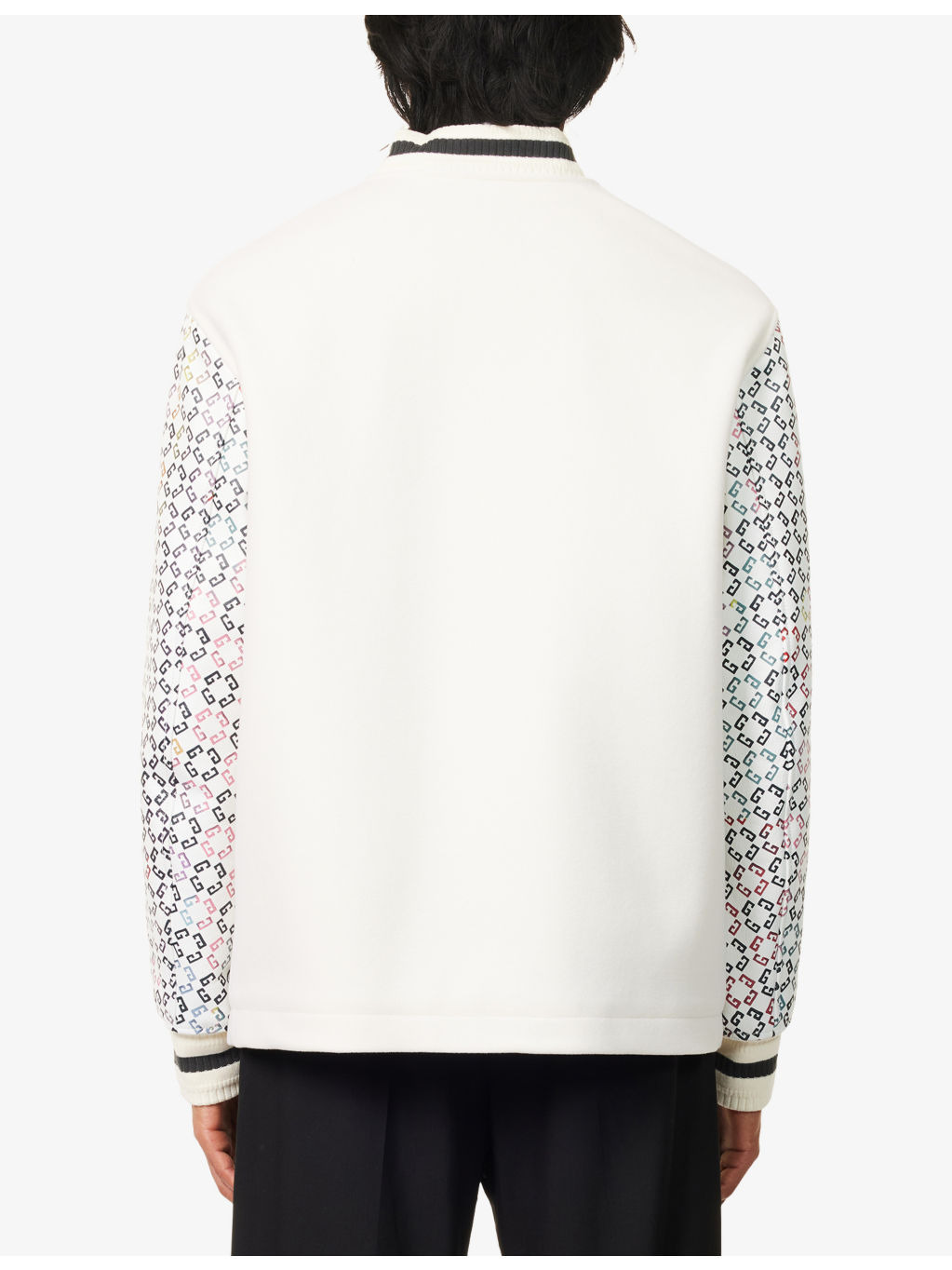 Monogram Varsity Wool-Blend Bomber Jacket - 4