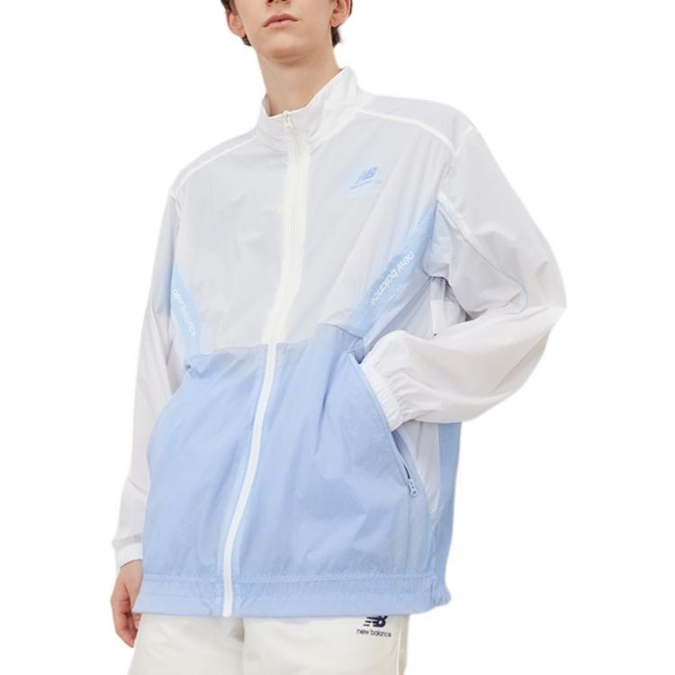 New Balance Summer Lifestyle Jacket 'White Light Blue' 5AC2U503-LBL - 3