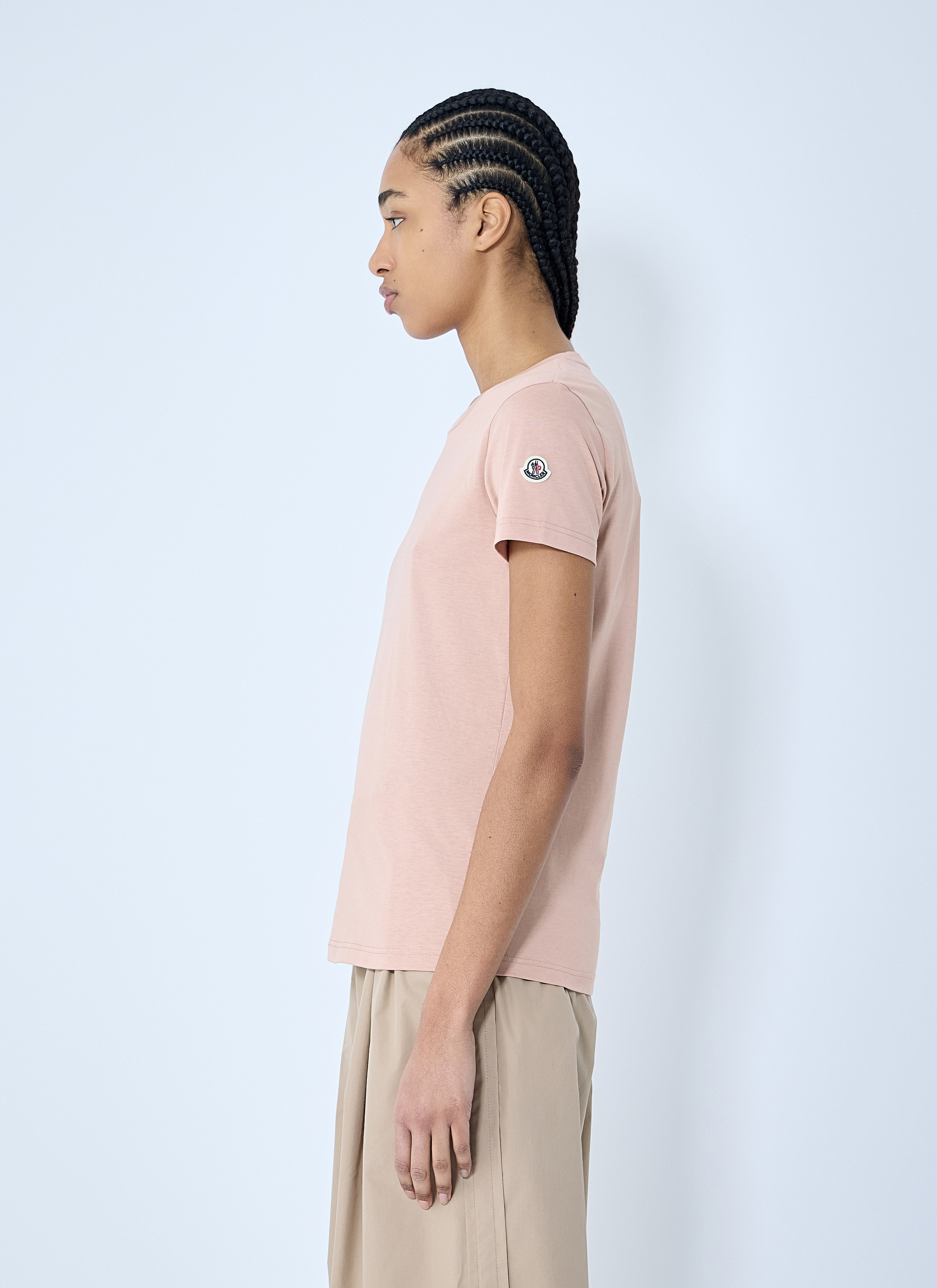 Moncler Women Logo Motif T-Shirt - 3