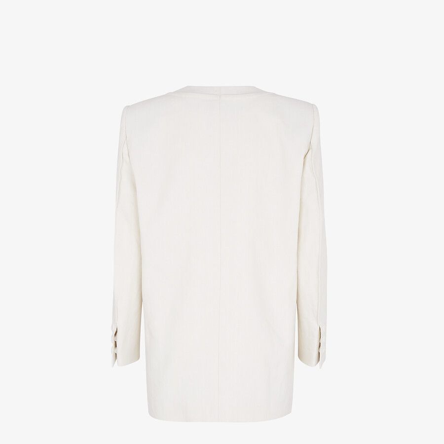 White linen jacket - 2