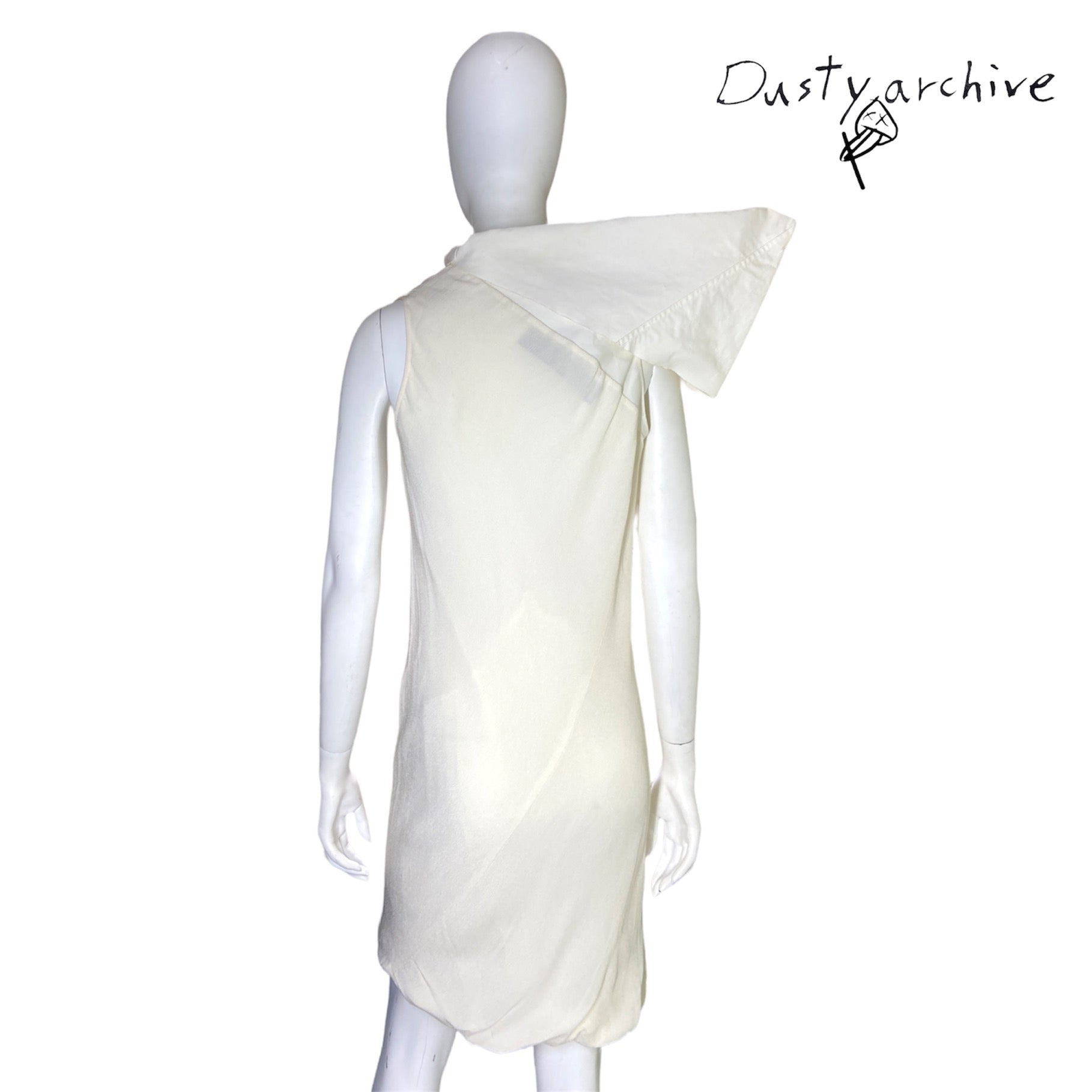 Rick owens 2010ss asymmetrical tank dress 40 - 4