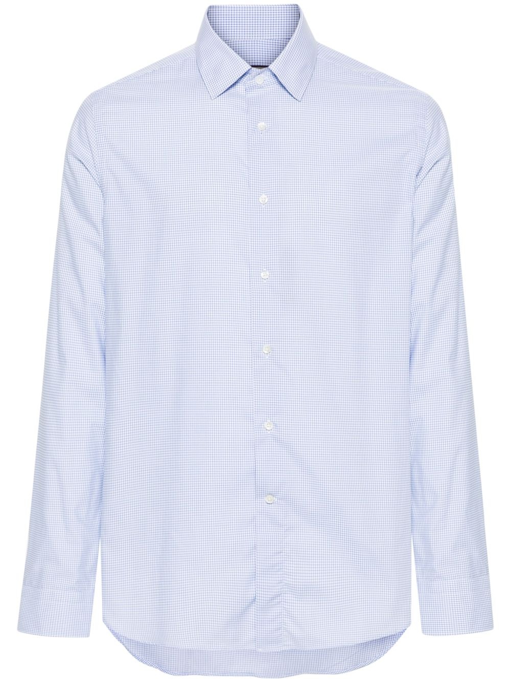pinstriped cotton shirt - 1