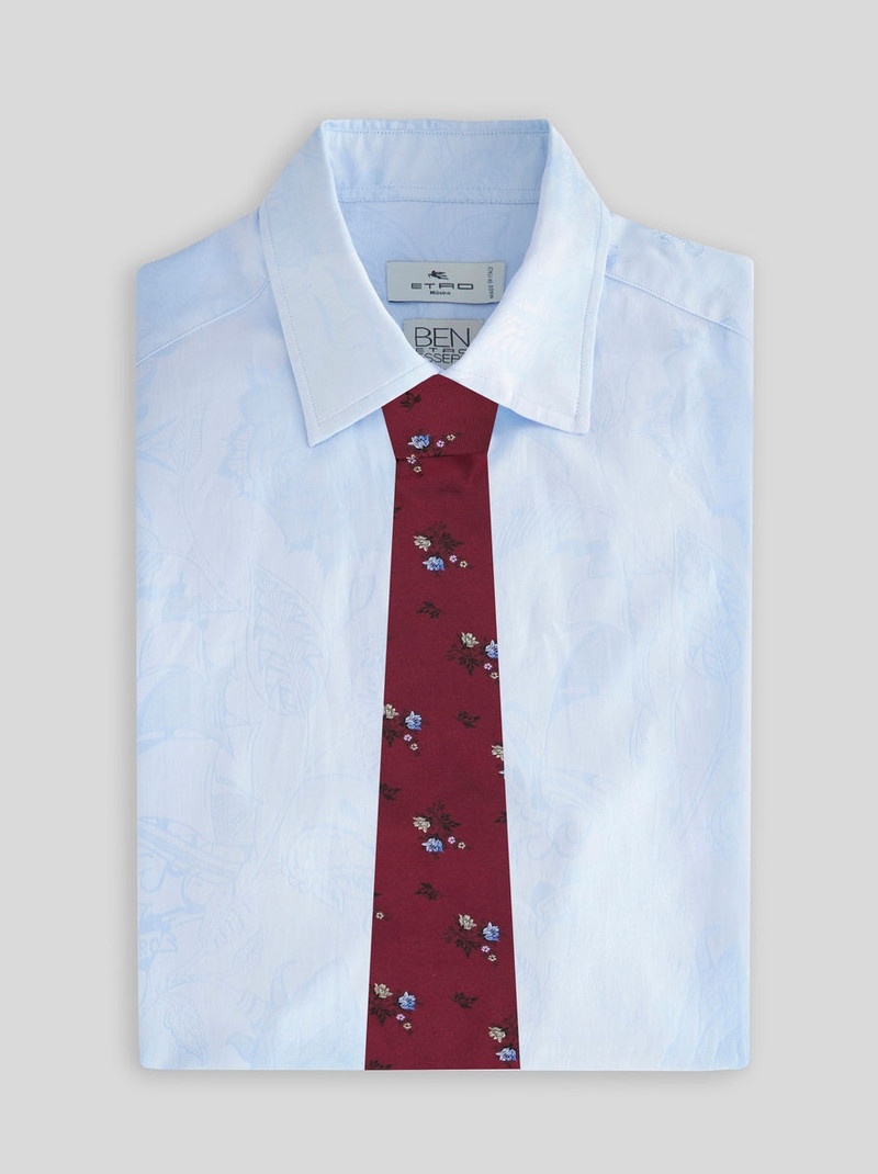 Etro FLORAL SILK JACQUARD TIE outlook