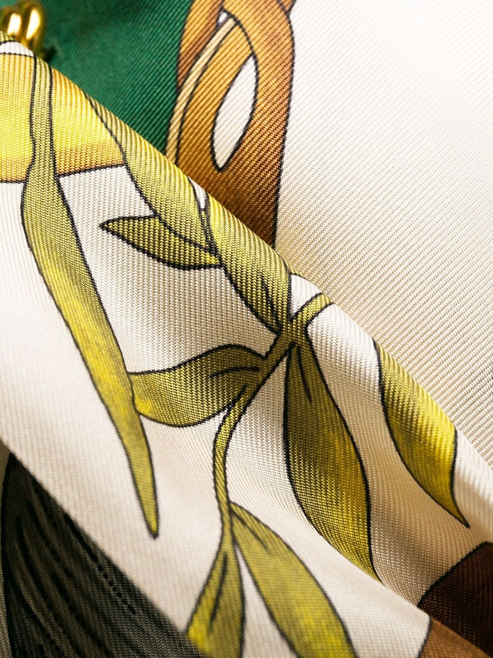 silk nature-inspired motifs shirt - 7