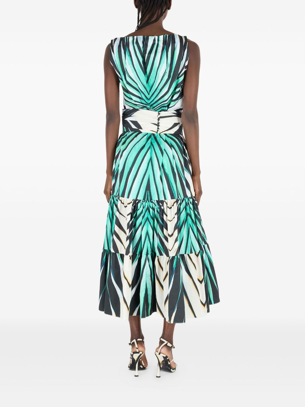 printed midi dress - 4