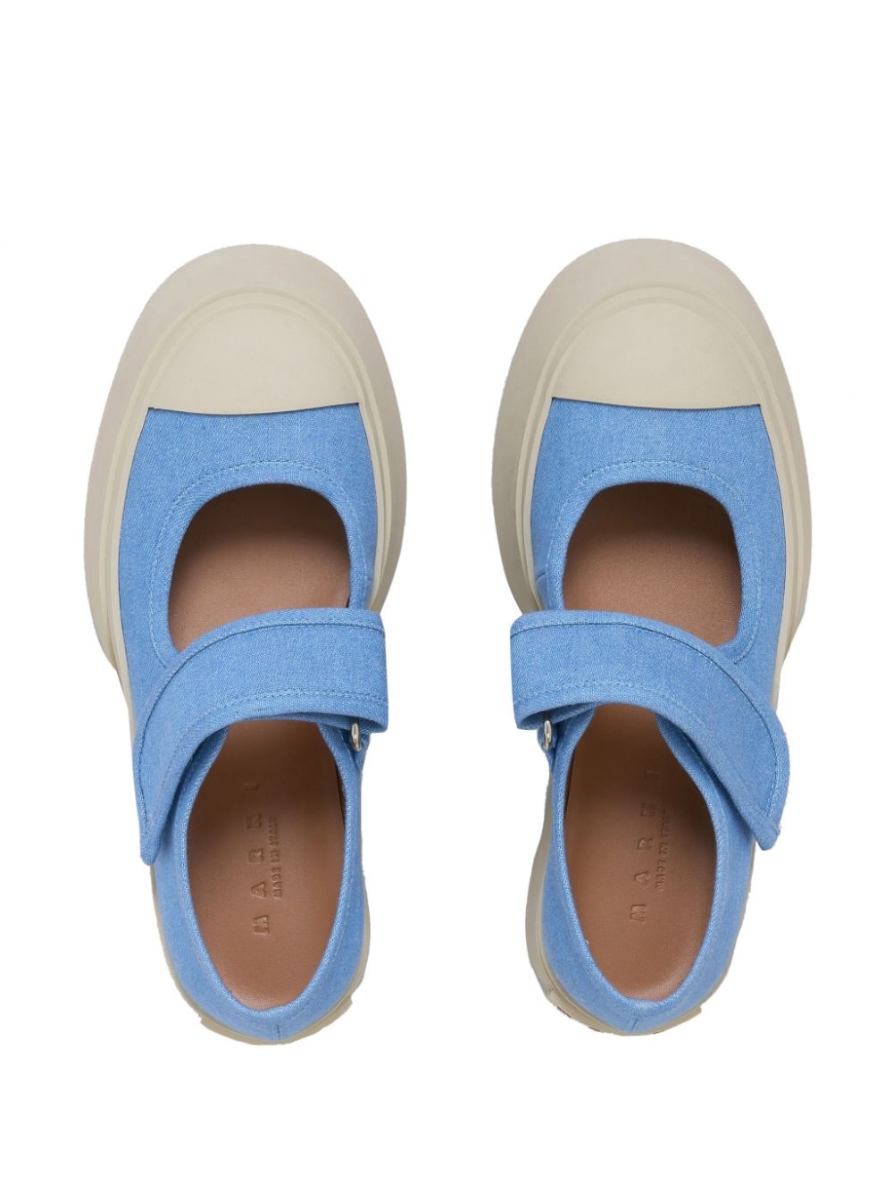 Pablo Mary Jane denim sneakers - 4