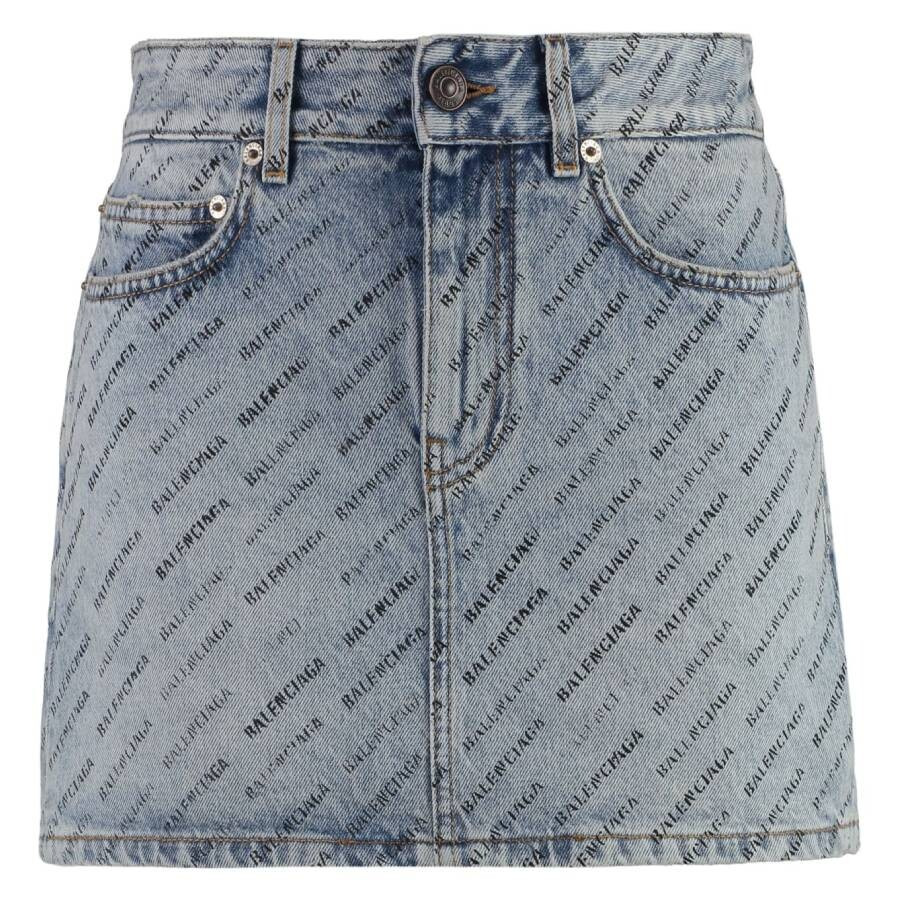 Balenciaga Ladies Low Waist Mini Skirt - 5