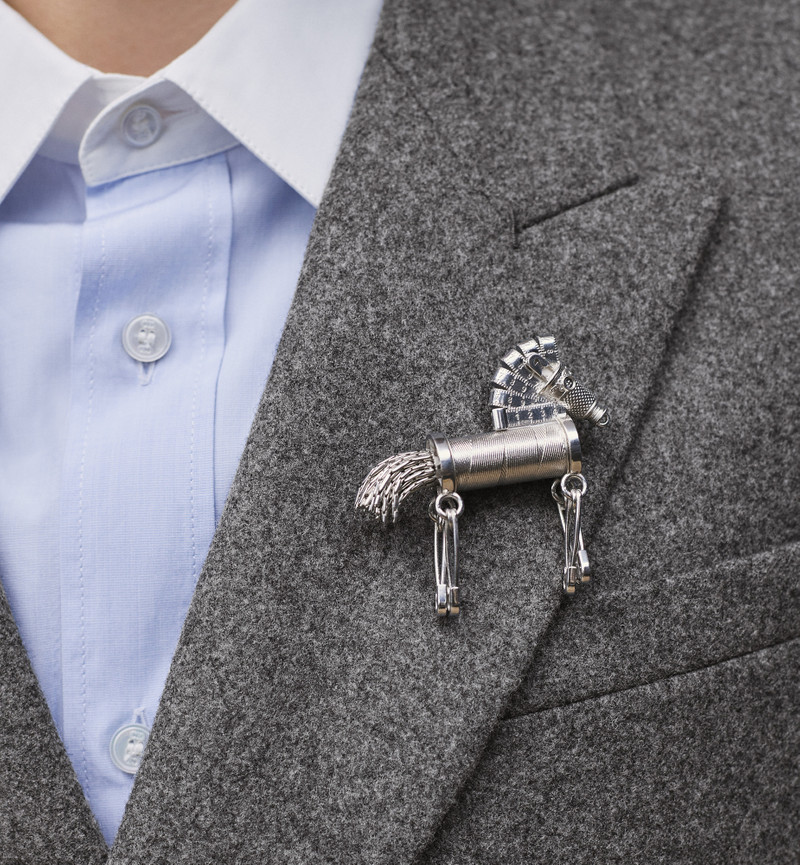 Dior Couture Charms Horse Brooch 3