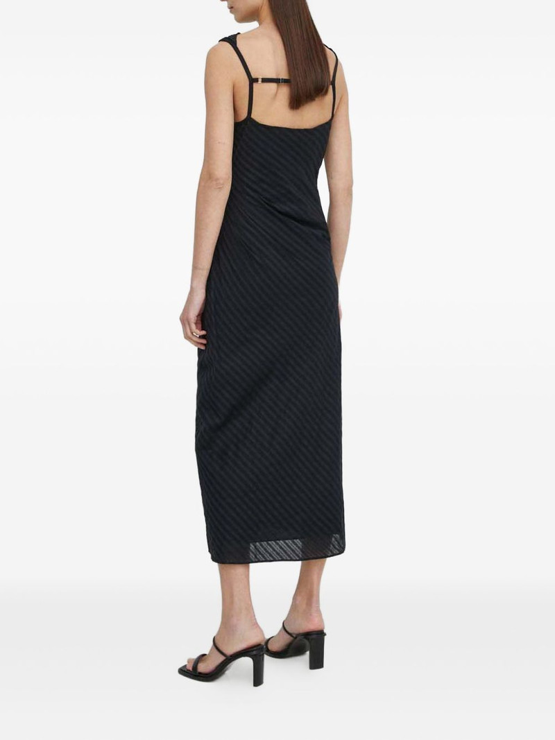 Sahira striped ruched midi dress 3