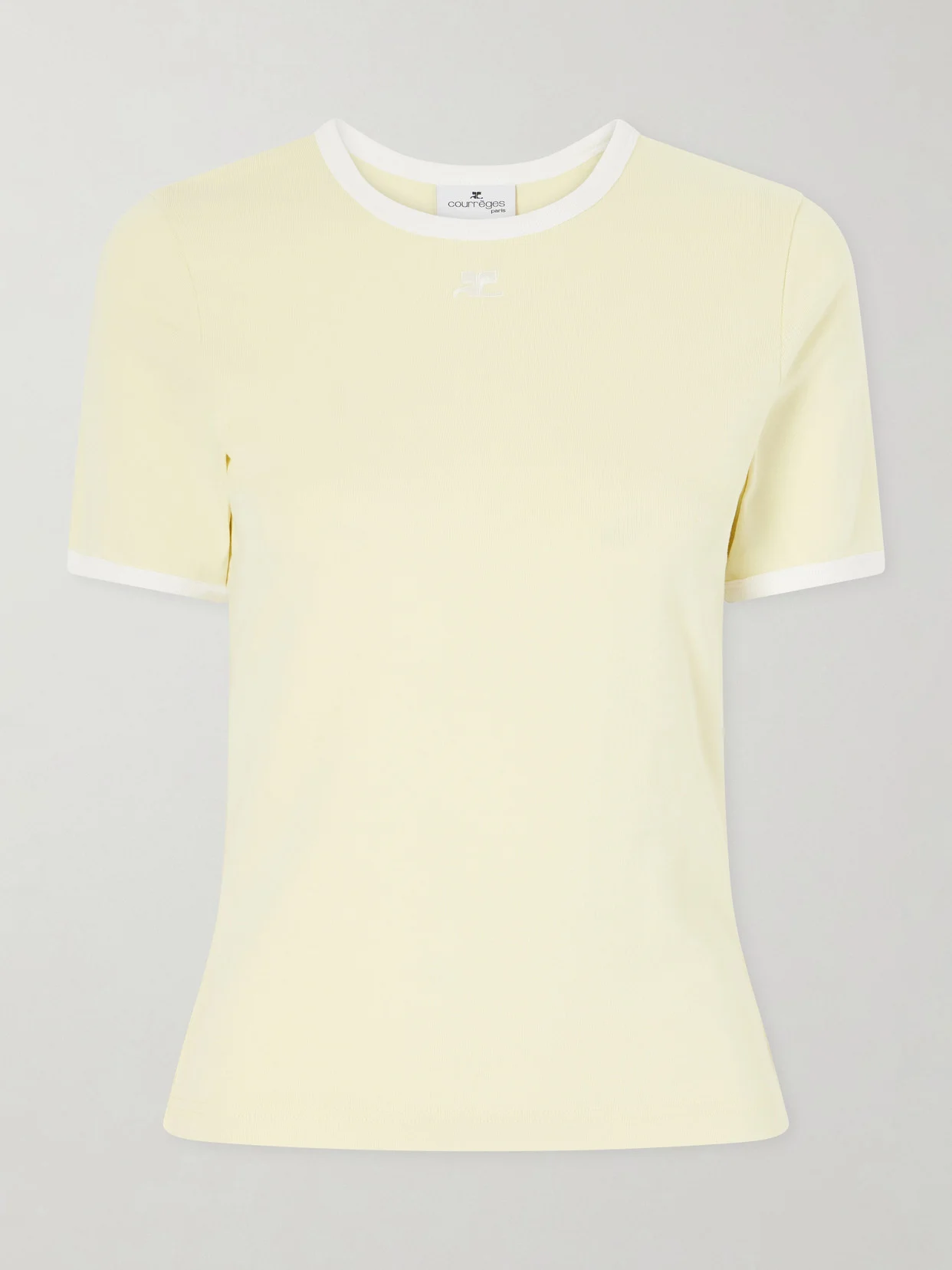 Logo-embroidered Cotton-jersey T-shirt - 1
