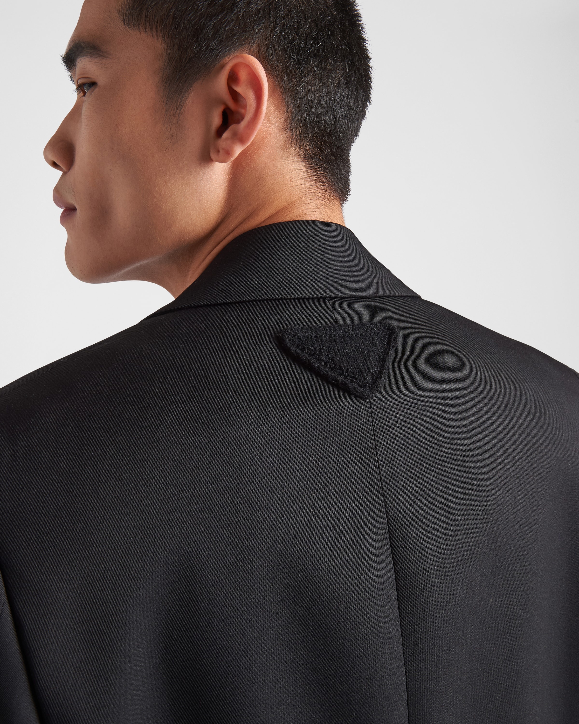 Double-breasted wool jacket - 4