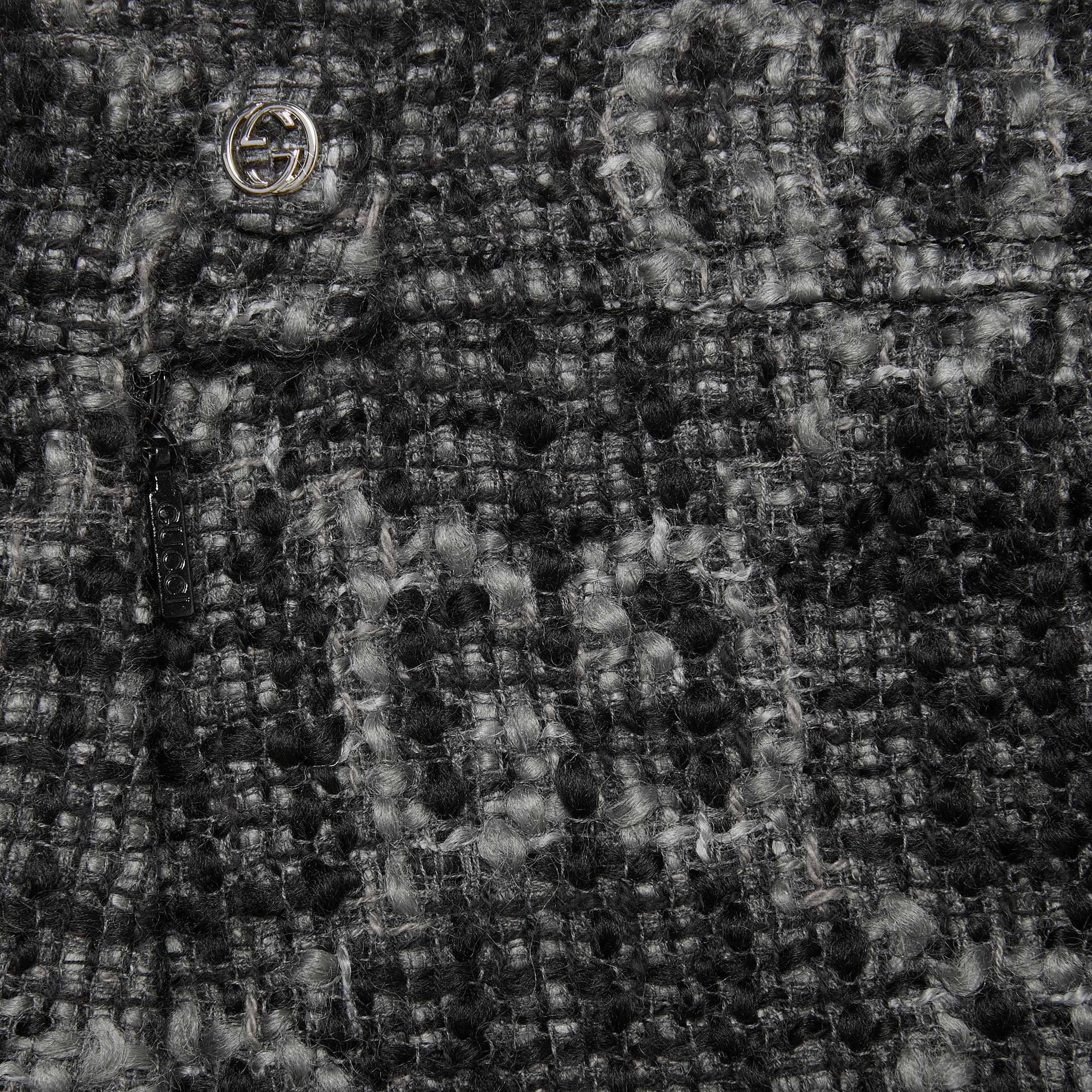 GG tweed skirt - 4
