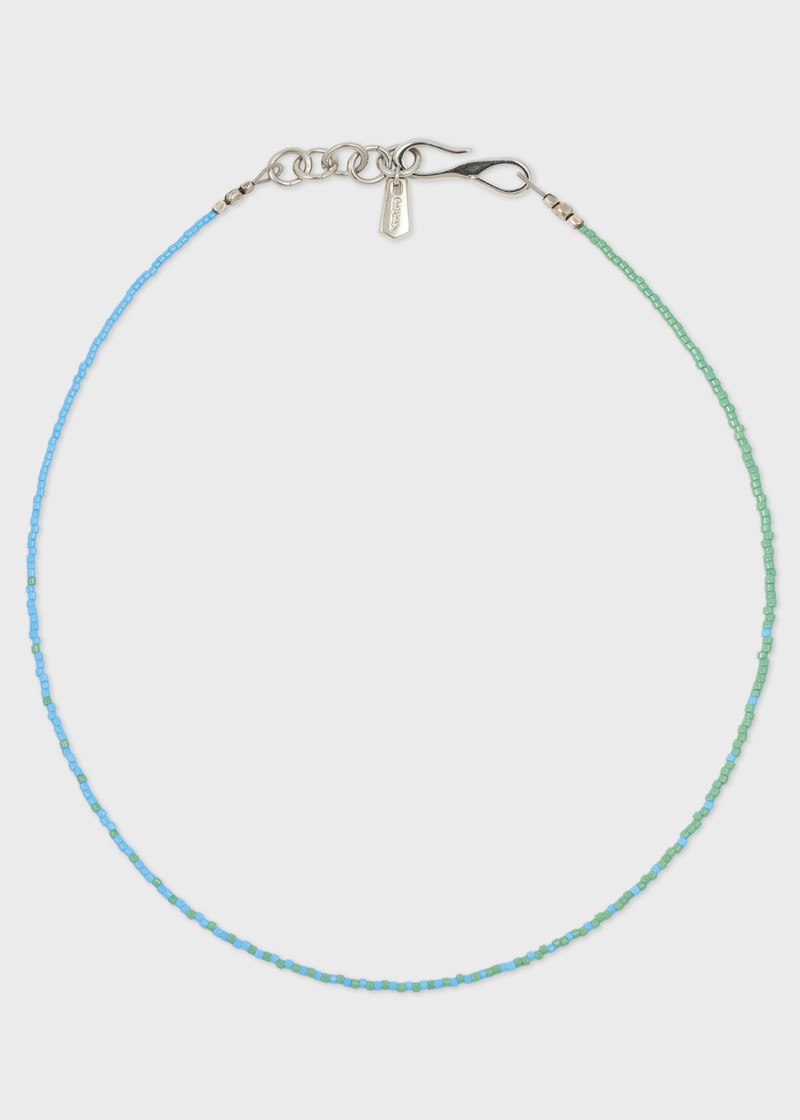 Turquoise and Green Beaded Necklace 1