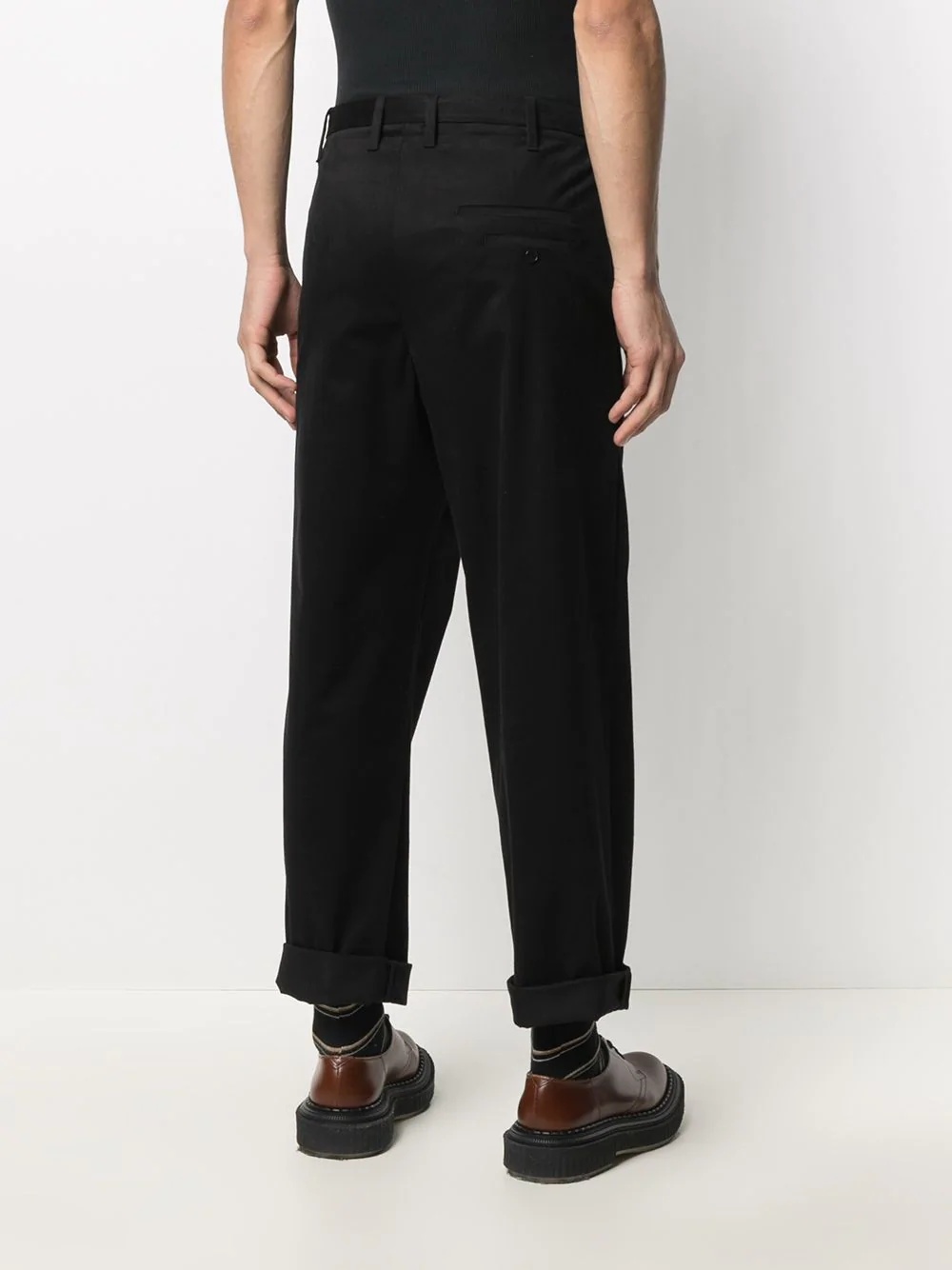 belted cropped trousers  - 4