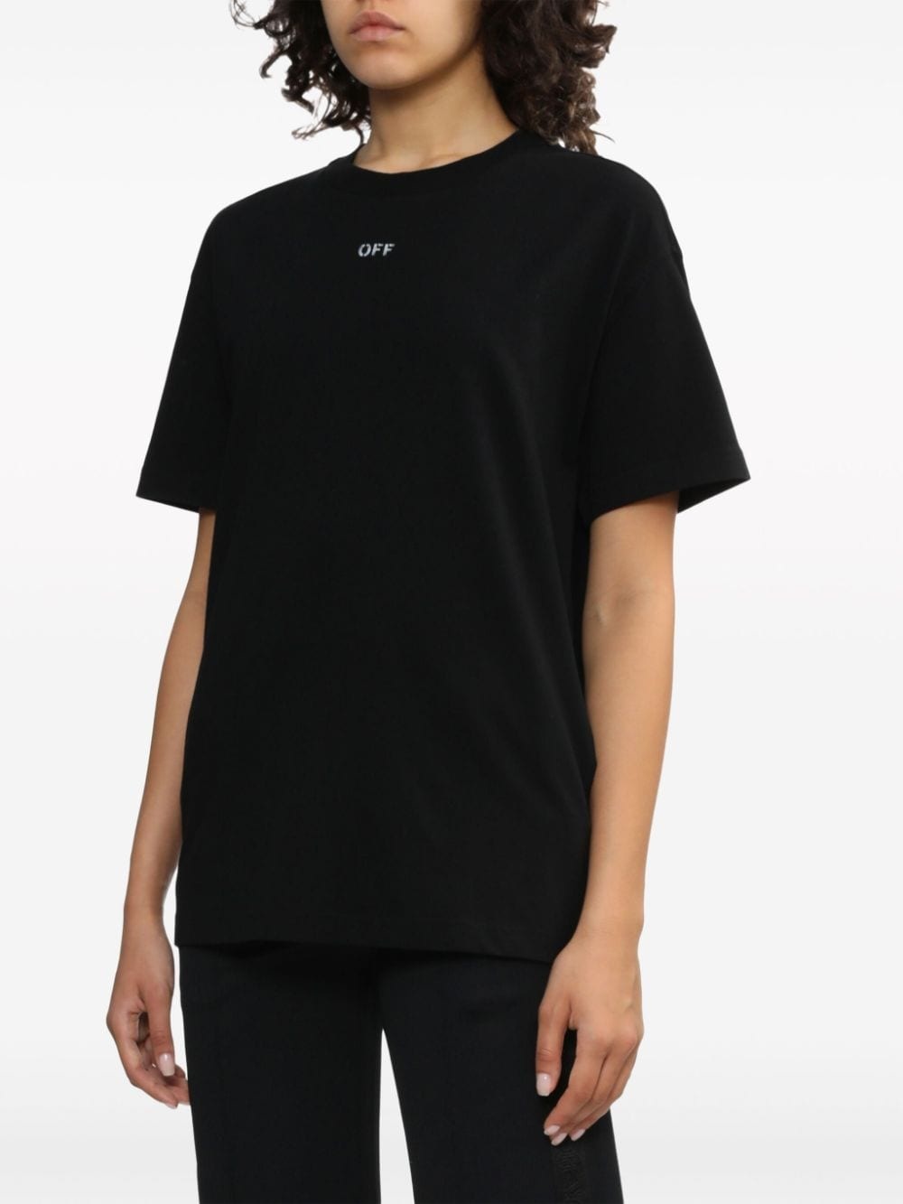 logo-print cotton T-shirt - 6