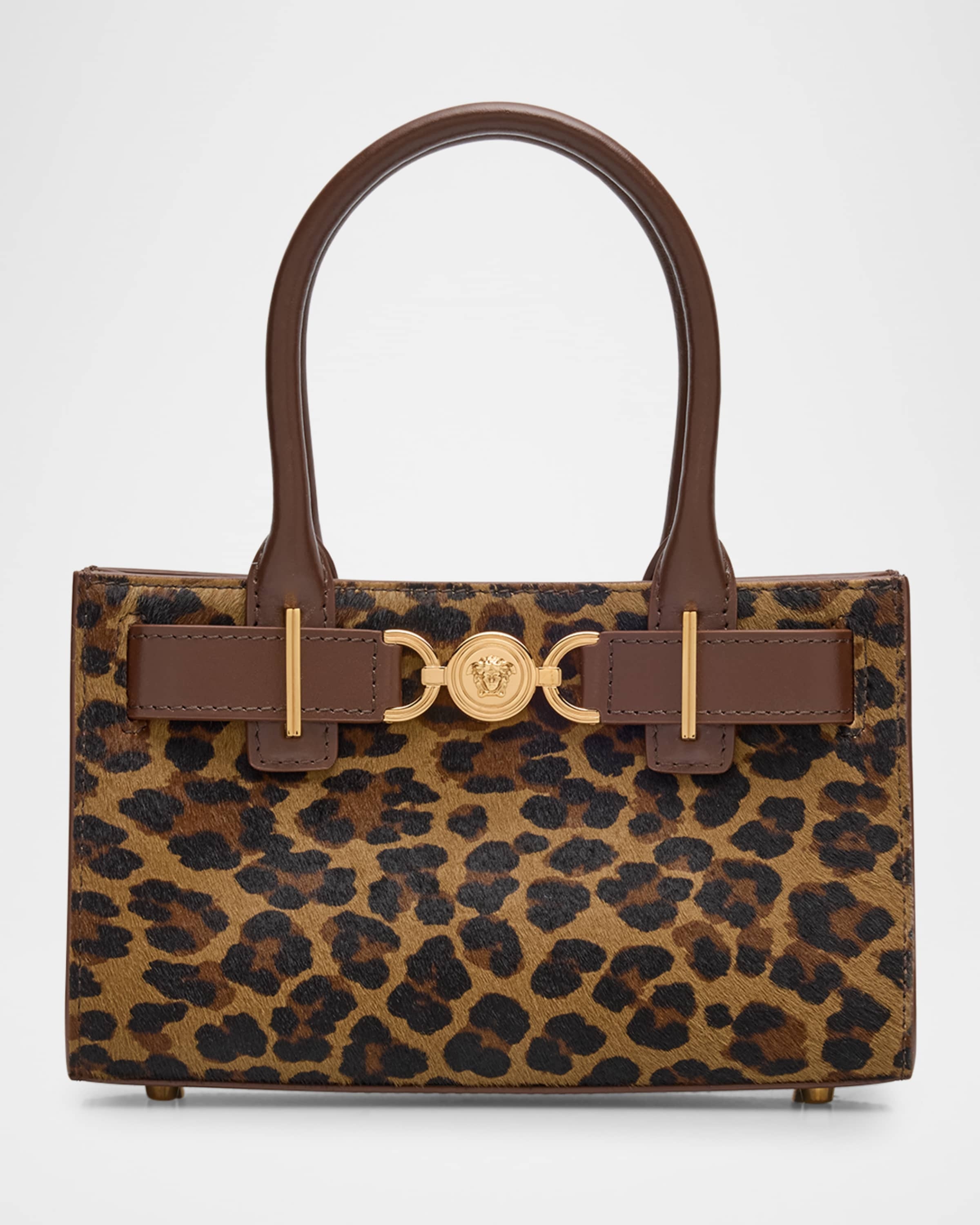 Medusa 95 Small Leopard Calf Hair Tote Bag - 1